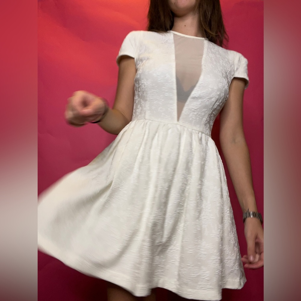 White dress